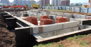 Фундаменты промышленных зданий в Клинцах цена от 24509 руб. - заказать строительство фундамента промздания под стальные колонны